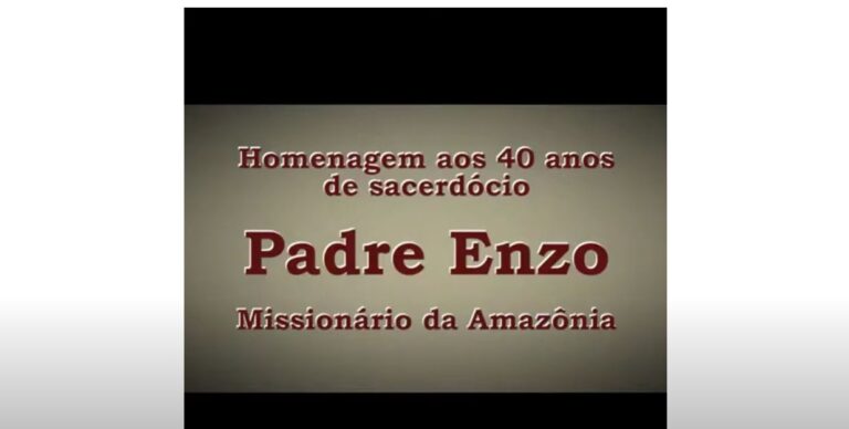 Homenagem da Paróquia São Tiago Maior, a Padre Enzo