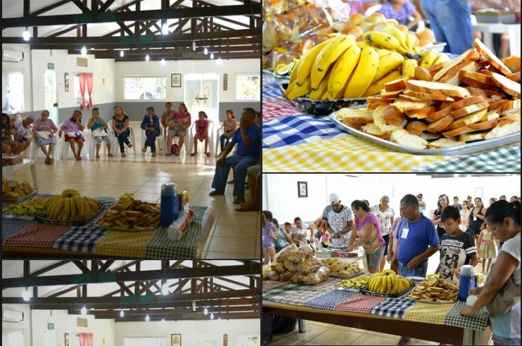 Café da manhã com o grupo de voluntários