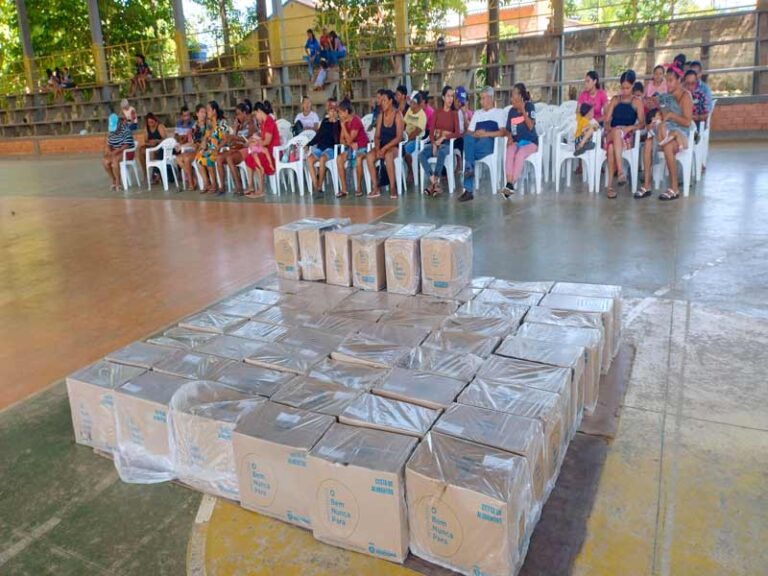 Ação Solidária Beneficia Mais de 60 Famílias com Cestas Básicas em Parceria com o Instituto “O Bem Nunca Para”